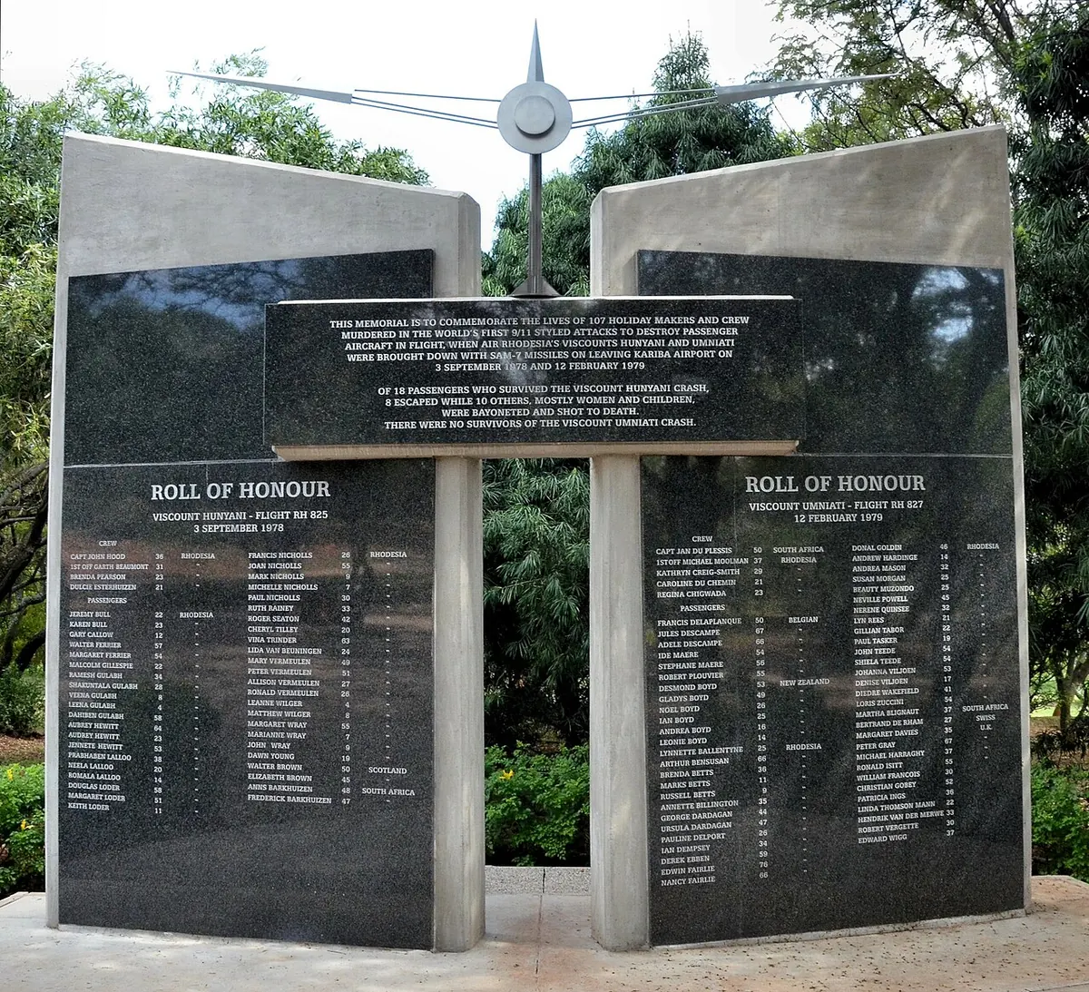 Green Route: Gardens and Memorial Walls